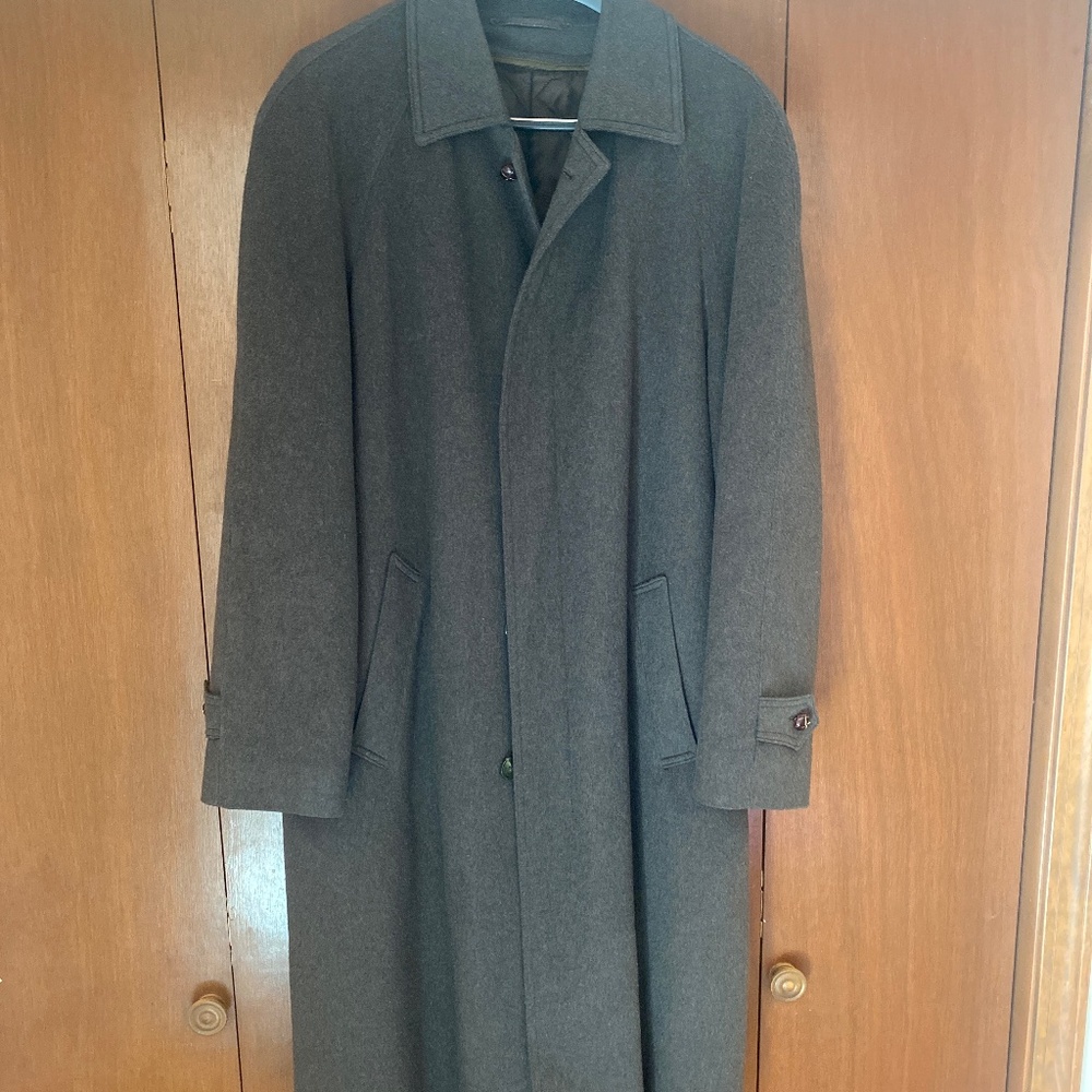Loden  wool winter overcoat